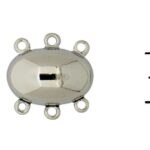 14556-03-06 Magnetic Clasp Real Rhodium Plated 17 x 11.5 mm.-0