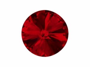 12 mm. 208 Siam 1122 Swarovski Rivoli-0
