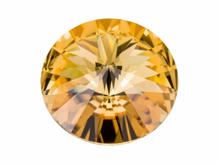 14 mm. 246 Light Colorado Topaz 1122 Swarovski Rivoli-6000