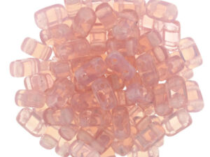 BRI-71010 Milky Pink CzechMate Brick beads 40 Pc.-0