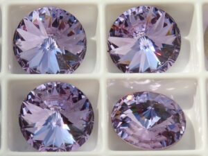 14 mm. 539 Tanzanite 1122 Swarovski Rivoli-4092