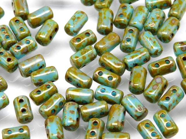 Rul-63030-86805 Opaque Blue Turquoise Travertin Rulla 10 gram-0