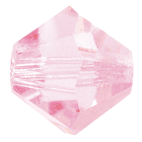 06-MC-70210 MC Bicones Light Rose 6 mm. 24 Pc.-11500