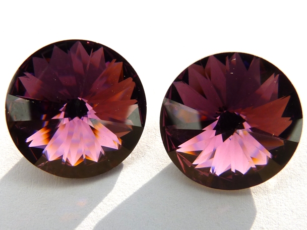 14 mm. 204 Amethyst 1122 Swarovski Rivoli-2837