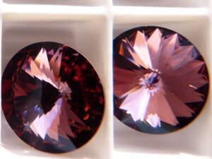 14 mm. 001-ANTP Antique Pink 1122 Swarovski Rivoli-3145