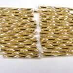 BU-17020 Twisted Bugles Silver Lined Light Topaz 30 mm. 10 gram.-3339