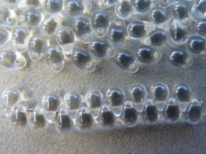 CD 00010-14400 Crystal met luster Czech Drops 6 x 4 mm. 75 Pc.-0