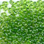 FG-56220 Farfalle Transparent Lustered Chrysolite 50 gram-0