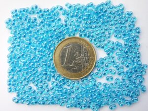 FK-60150-14400 Farfalle Aquamarine Hematite 50 gram-0