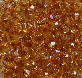 FP1-03-00030-29121 Crystal Apricot Czech Glass Facet Firepolish 3 mm color 00030-29121