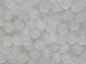 FP1-03-00030M Matte Crystal Czech Glass Facet Firepolish 3mm 50 stuks