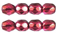 FP-04-69260CR Halo Madder Rose Facet 4 mm. 50 Pc.-0