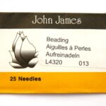 #13.L4320 John James Beading Naalden #13, 25 stuks-0