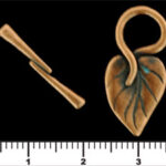 J68-00-ACP: Philodendron Toggle: Antique Copper-0
