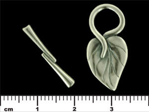 J68-00-ASL : Philodendron Toggle: Antique Silver-0