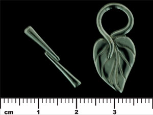 J68-00-GNM : Philodendron Toggle: Gunmetal-0 J68-00-GNM : Philodendron Toggle: Gunmetal-0