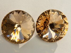 14 mm. 362 Light Peach 1122 Swarovski Rivoli-2852