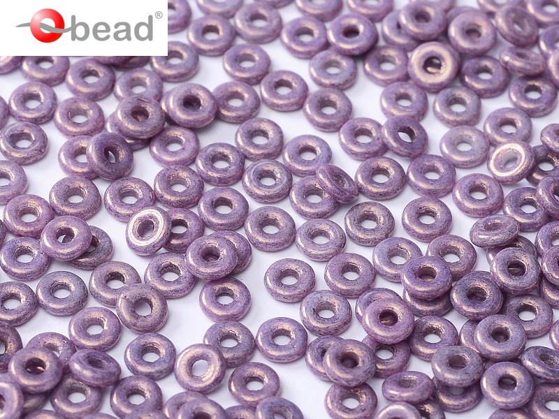 O-03000-15726 Chalk White Lila Vega Luster O bead ® 5 gram-0 O-03000-15726 Chalk White Lila Vega Luster O bead ® 5 gram-0