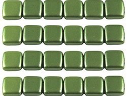 CMT-25034AL CzechMates Tile Pastel Pearl Olive Green 12 Pc-0