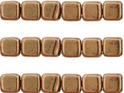 CMT-23980-90215 CzechMates Tile Golden Bronze. 12 stuks-0