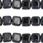 CMT-23980-14400 CzechMates Tile Hematite. 18 stuks-0