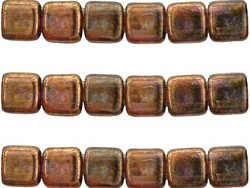 CMT-00030LG Luster Transparent Gold Smoke Topaz 18 stuks-0