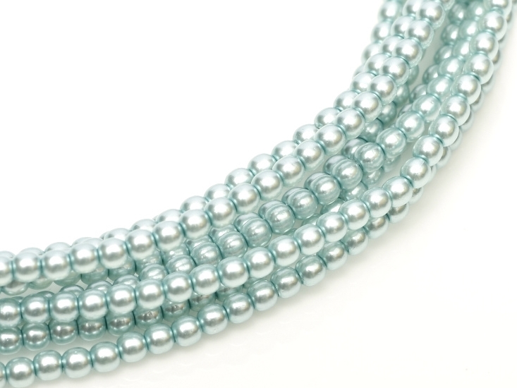 03-132-19001-10110 Shiny Baby Blue Glass Pearl 150 Pc.-0