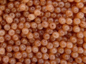 04-R-12000 Milky Caramel round 4 mm. 100 Pc.-0