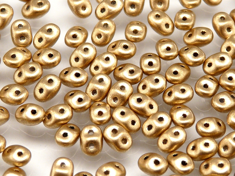 SD-00030-01710 Silky Gold. 10 gram-0 SD-00030-01710 Matte Metallic Flax Matubo SuperDuo