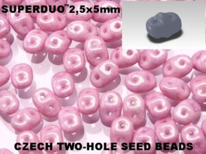 SD-03000-14494 Opaque White Lila/Pink Luster. 10 gram-0