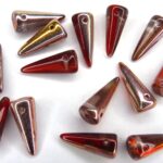 SP-7×17-00030-90080-27101 Crystal/Siam met Capri Gold 14 stuks.-0