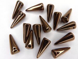 SP-7x17-23980-14415 Jet Dark Copper Spikes 10 stuks-0