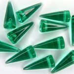 SP-7×17-50710 Light Emerald Spikes 14 stuks-0