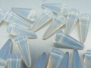 SP-5x13-01000 White Opal Spikes 25 Stuks-0