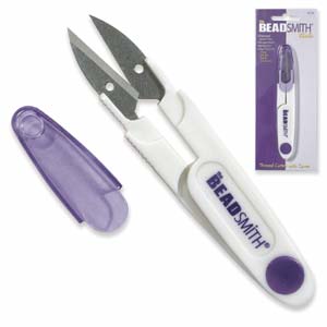 TC200 Beadsmith Draadknipper ( Fireline schaar) met beschermkap-0