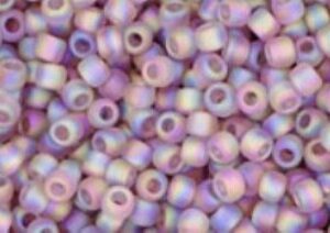 TR-11-0166BF Trans-Rainbow-Frosted Med Amethyst-0