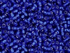 TR-11-0028 Round 11/0 : Silver-Lined Cobalt-0
