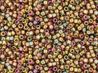 TR-15-0459 Gold-Lustered Dark Topaz, 10 gram-0 TR-15-0459 Gold-Lustered Dark Topaz, 10 gram-0