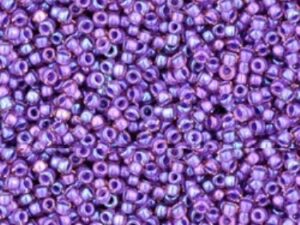 TR-15-0928 Inside-Color Rainbow Rosaline/Opaque Purple Lined, 10-0