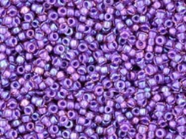 TR-15-0928 Inside-Color Rainbow Rosaline/Opaque Purple Lined, 10-0