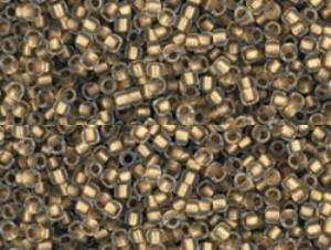 TR-15-0989FM Frosted Gold-Lined Crystal-0