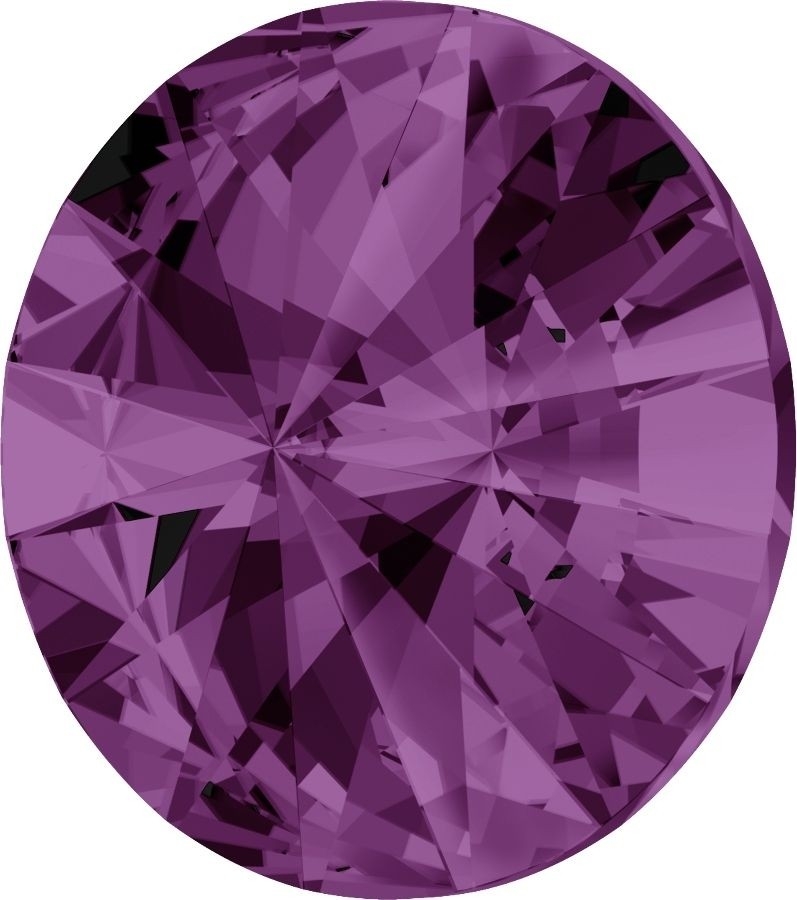 14 mm. 204 Amethyst 1122 Swarovski Rivoli-15214