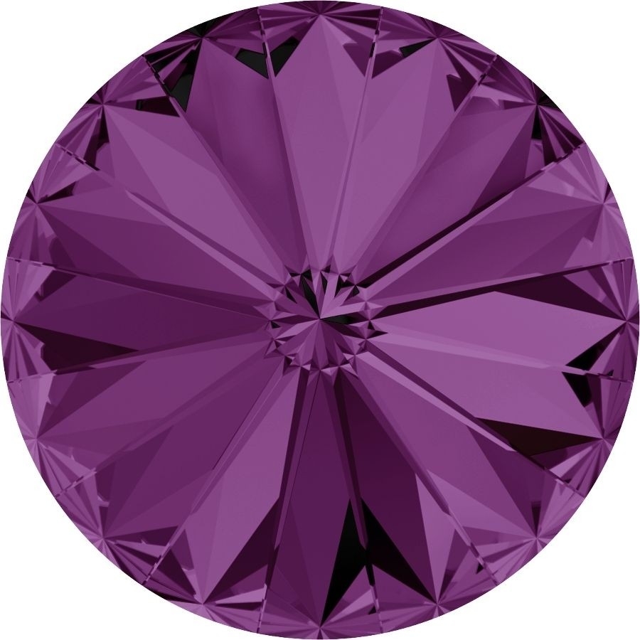 14 mm. 204 Amethyst 1122 Swarovski Rivoli-0 14 mm. 204 Amethyst 1122 Swarovski Rivoli-0