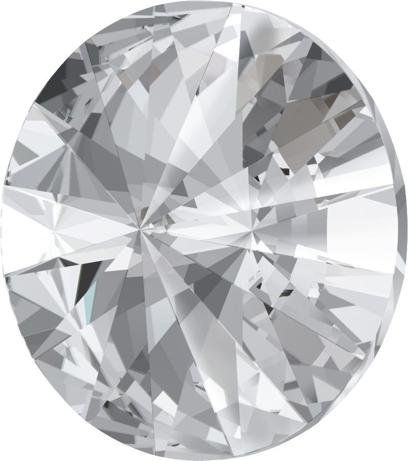 14 mm. 001 Crystal Foiled 1122 Swarovski Rivoli-15226