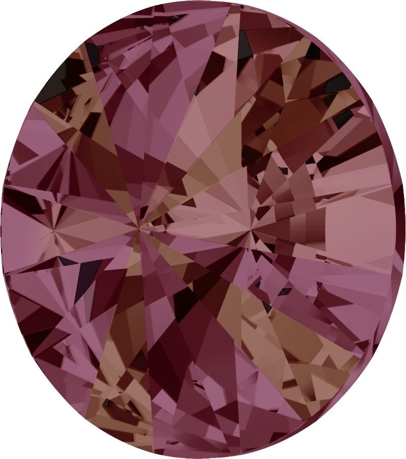 14 mm. 001-LISH Crystal Lilac Shadow 1122 Swarovski Rivoli-15236