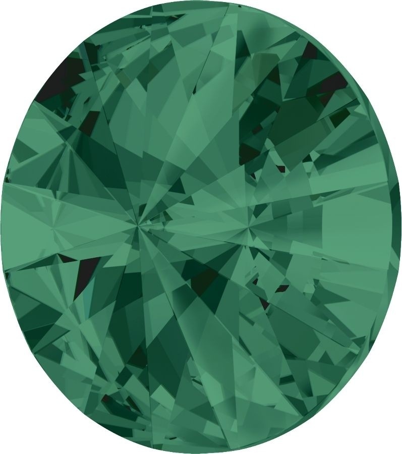 14 mm. 205 Emerald 1122 Swarovski Rivoli-15216