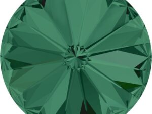 14 mm. 205 Emerald 1122 Swarovski Rivoli-0