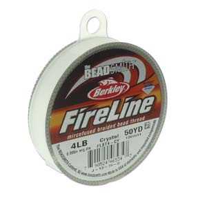 FL04CR50 Fireline Crystal Clear 4 LB. 0.12 mm FL04CR50 Fireline Crystal Clear 4 LB. 0.12 mm