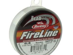 FL04SG50 Fireline Smoke Grey, 4 LB Size B. 0.12 mm. 45 meter-0