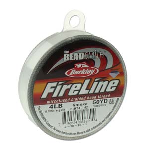 FL04SG50 Fireline Smoke Grey, 4 LB Size B. 0.12 mm. 45 meter-0